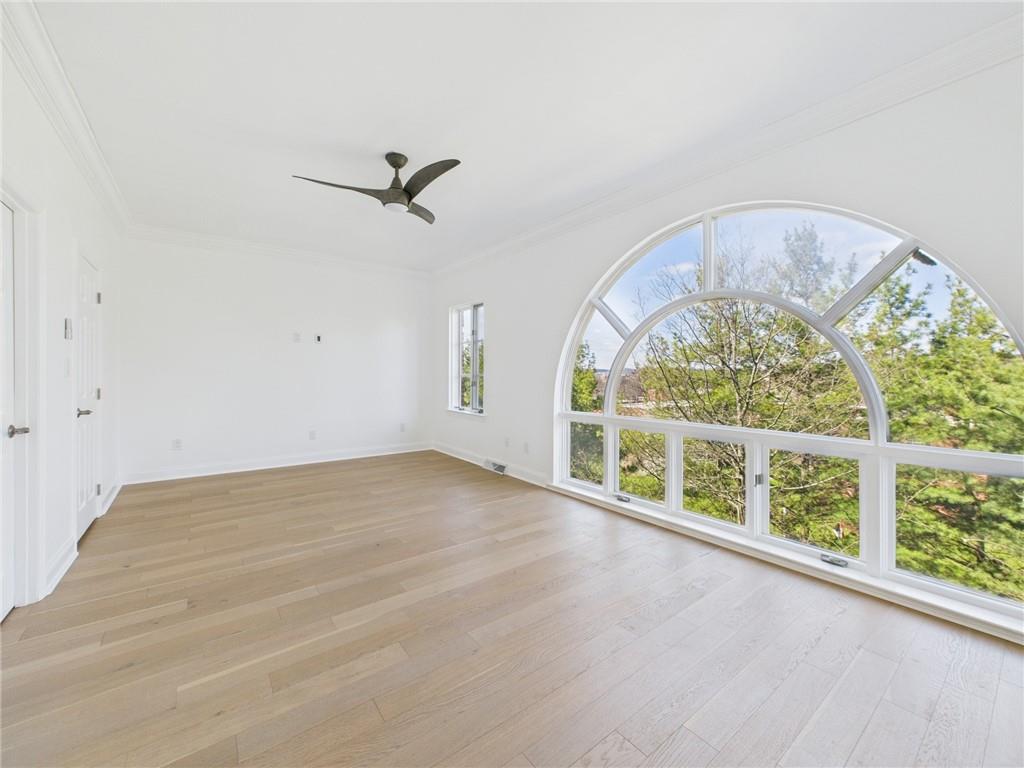 138 North Woodland Road Pittsburgh, PA 15232 - Photo 13 of 50 wooden floor in an empty room with a window