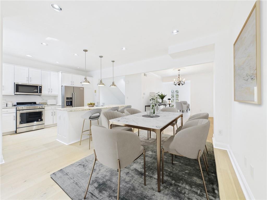 138 North Woodland Road Pittsburgh, PA 15232 - Photo 3 of 50 a view of a dining room with furniture