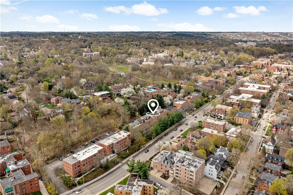 138 North Woodland Road Pittsburgh, PA 15232 - Photo 39 of 50 an aerial view of a city