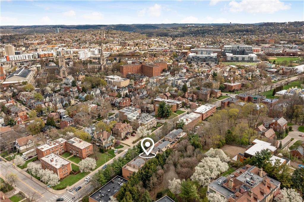 138 North Woodland Road Pittsburgh, PA 15232 - Photo 41 of 50 an aerial view of multiple house