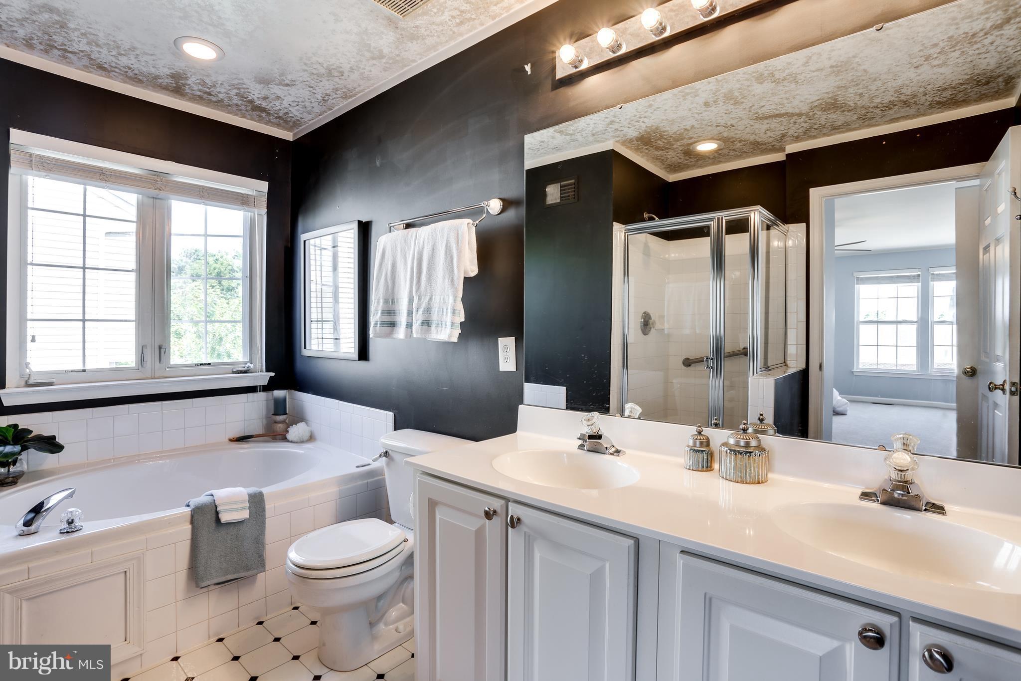 1407 Crossbow Road Mount Airy, MD 21771 - Photo 15 of 21 Master Bath with garden tub and seperate shower