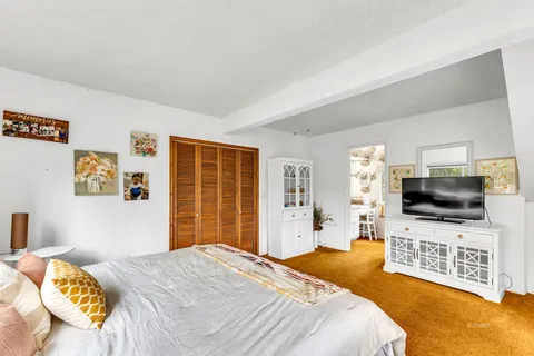 a house view with a seating space