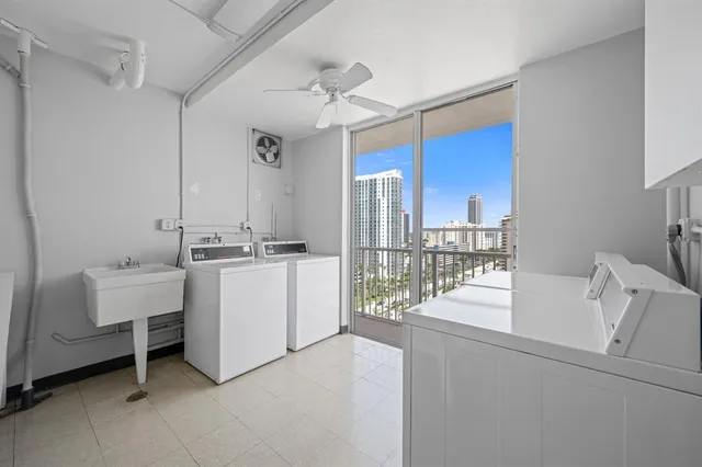 a view of kitchen and sink