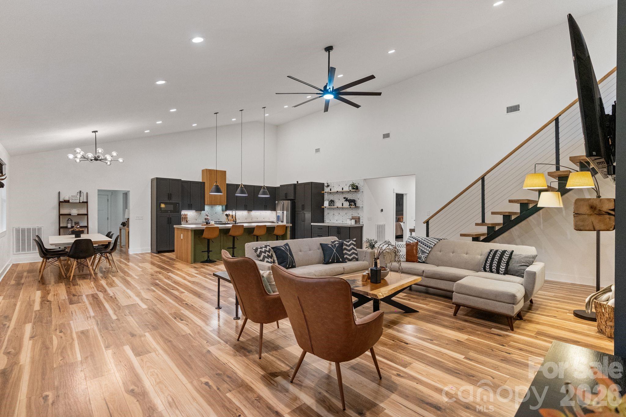 13546 State Highway 55 York, SC 29745 - Photo 16 of 48 a living room with furniture and a wooden floor