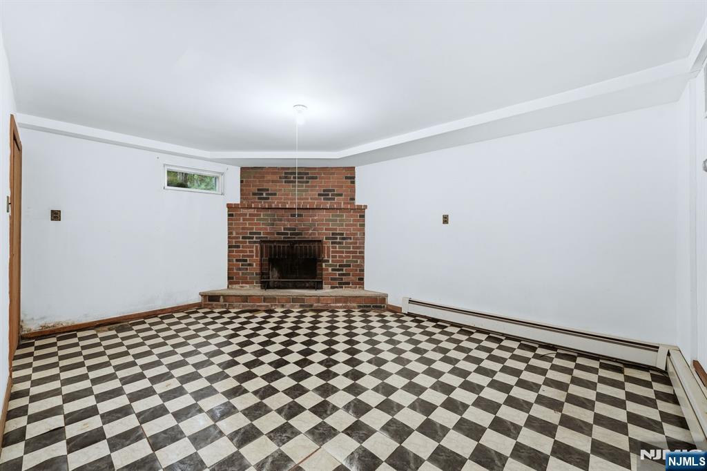 5 Dogwood Road Netcong, NJ 07857 - Photo 29 of 35 a black and white wall with a black white checkered floor