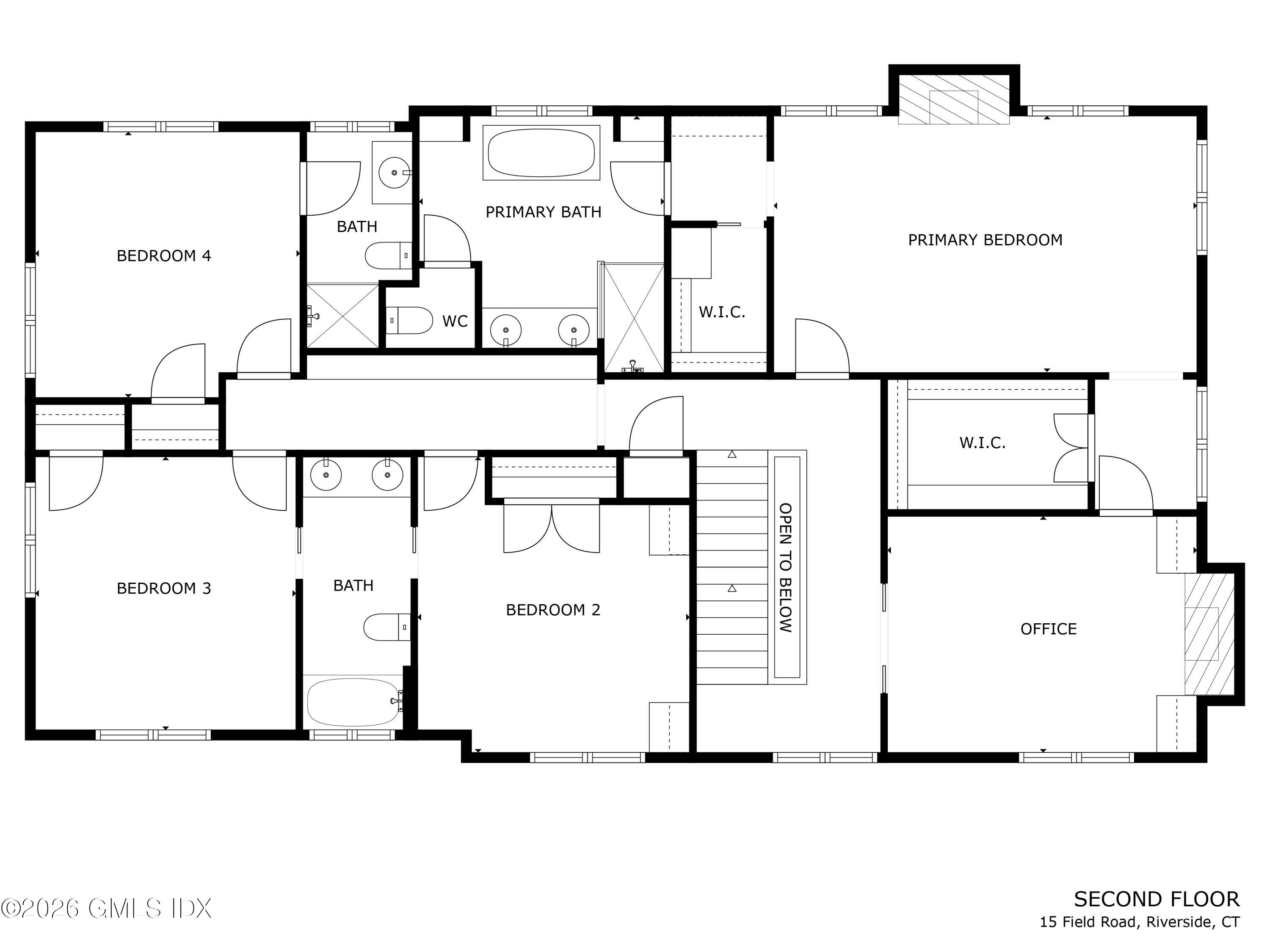 15 Field Road Riverside, CT 06878 - Photo 32 of 34 Second Floor