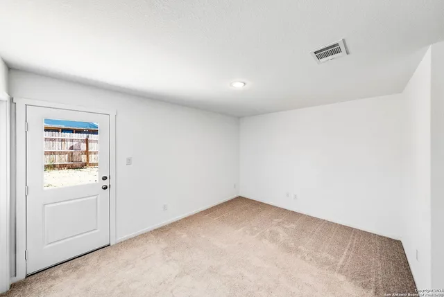 an empty room with a empty space