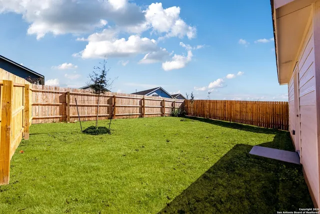 a view of backyard with garden