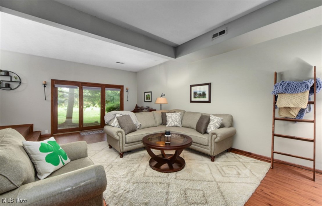 22536 Center Ridge Road, Unit A Rocky River, OH 44116 - Photo 6 of 32 Living room with hardwood / wood-style floors