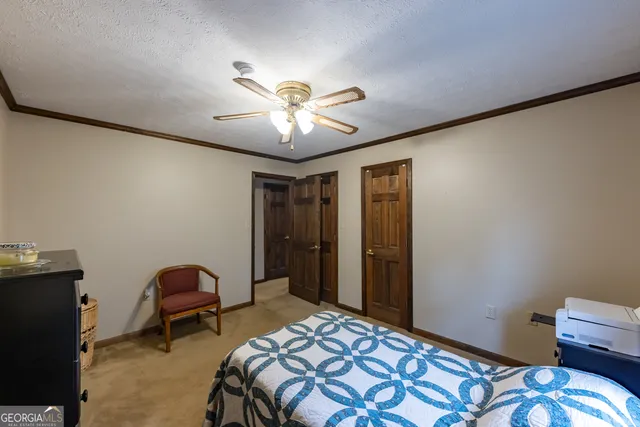 a room with furniture and a gate