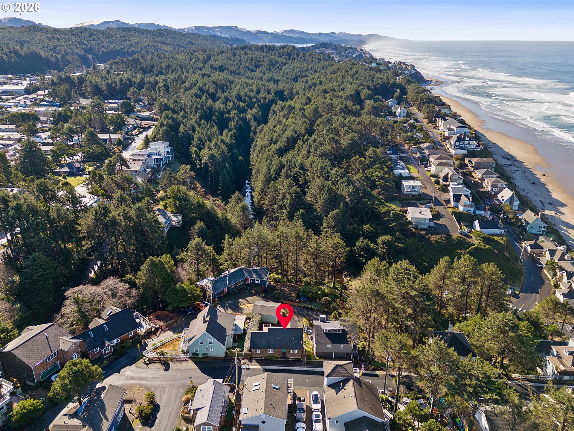 860 Southwest 10th Street Lincoln City, OR 97367 - Photo 43 of 45 an aerial view of multiple house