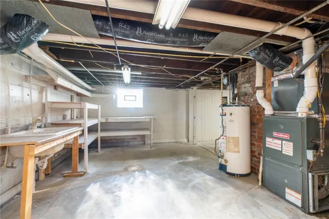 a view of a storage room