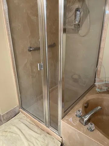 a bathroom with a sink