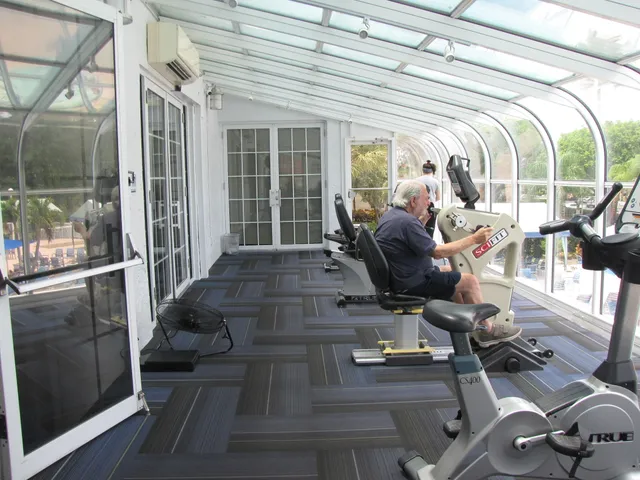 a living room filled with furniture