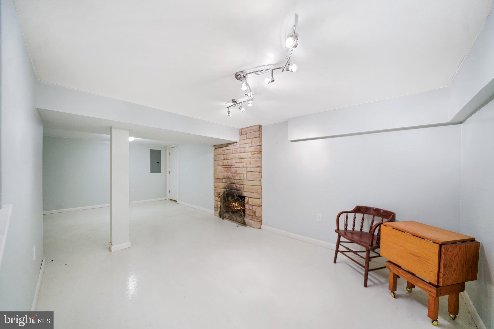 428 East Evergreen Road Lebanon, PA 17042 - Photo 26 of 35 Finished basement features stone fireplace