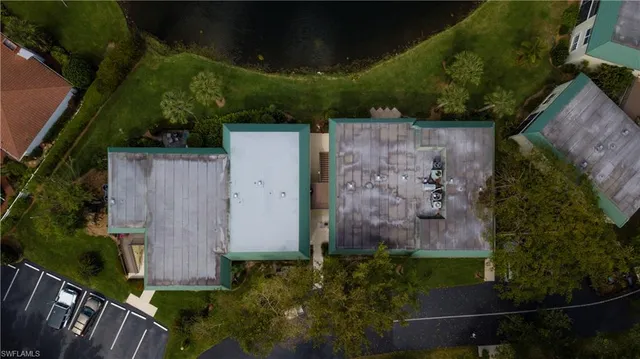 an aerial view of a city with lots of residential buildings