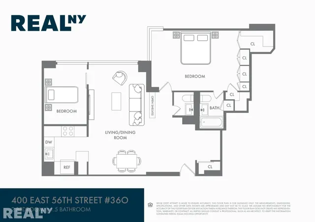 $999,950 | 400 East 56th Street, Unit 36O | Sutton Place