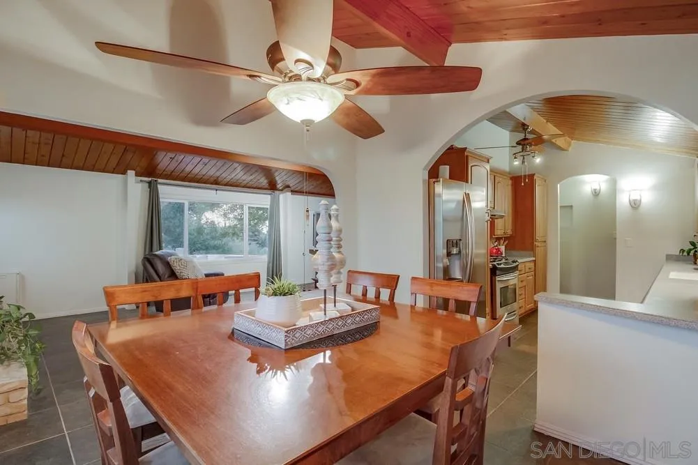 2010 South Grade Road Alpine, CA 91901 - Photo 12 of 35 a view of a dining room with furniture window and wooden floor