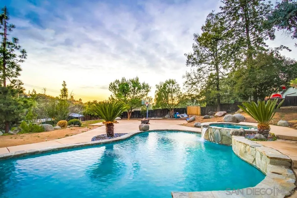 2010 South Grade Road Alpine, CA 91901 - Photo 33 of 35 a view of a swimming pool with an outdoor seating