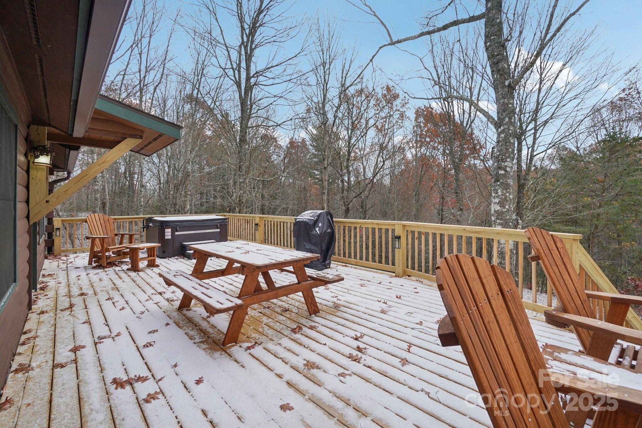 804 Ledbetter Road Robbinsville, NC 28771 - Photo 12 of 27 a view of roof deck with patio