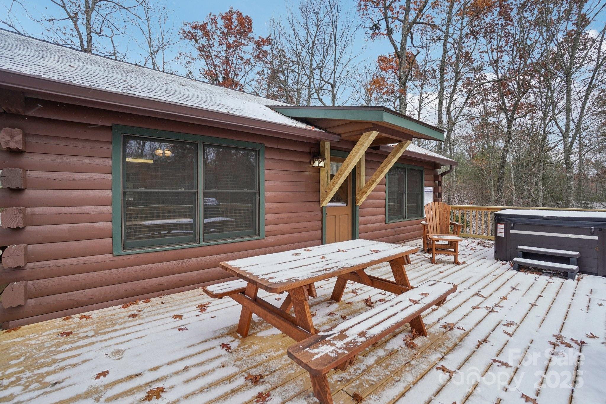 804 Ledbetter Road Robbinsville, NC 28771 - Photo 14 of 27 a view of backyard with cabin