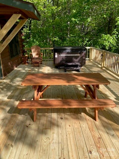 804 Ledbetter Road Robbinsville, NC 28771 - Photo 3 of 27 a view of a swimming pool with a patio