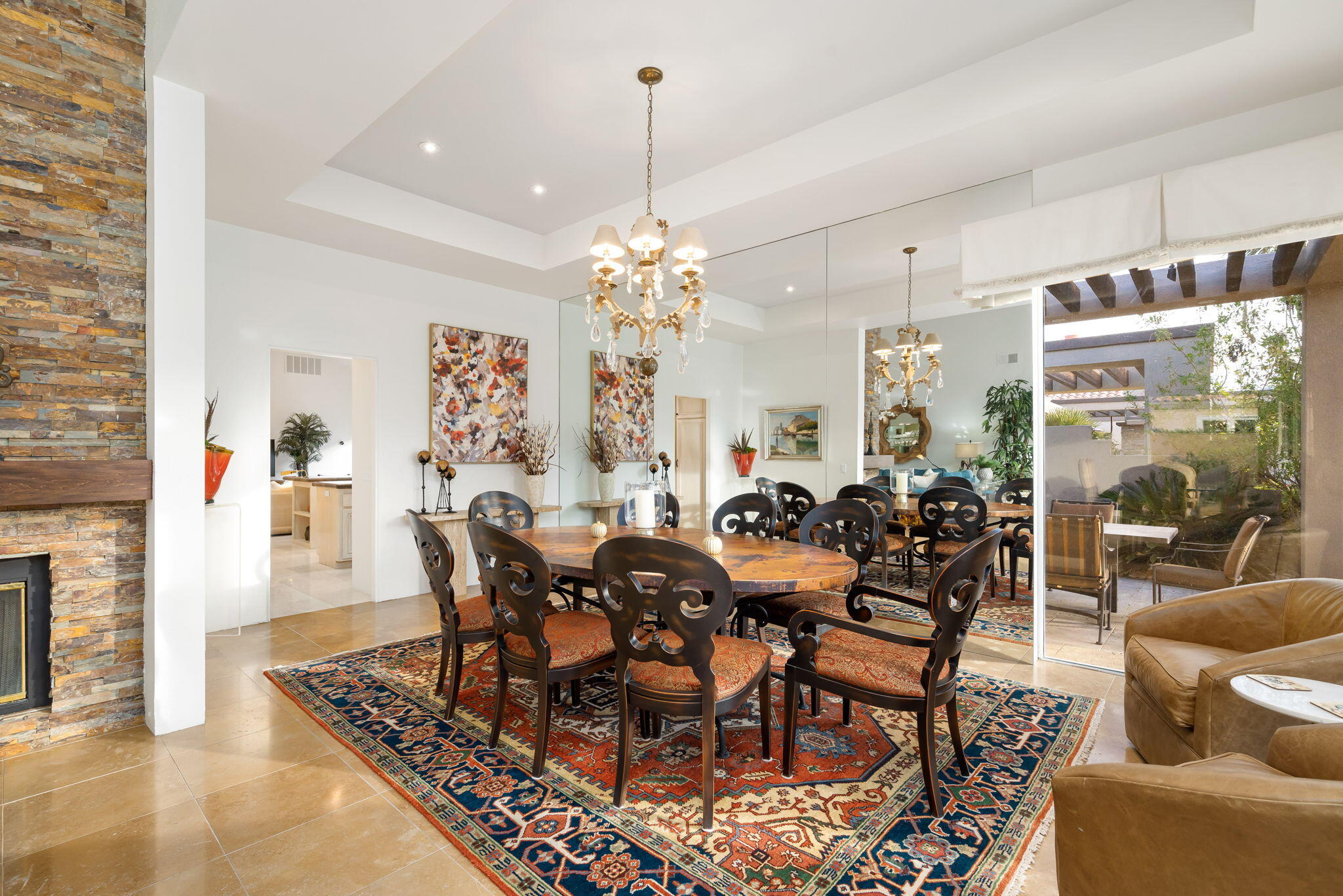 56685 Merion La Quinta, CA 92253 - Photo 28 of 82 a view of a dining room with furniture