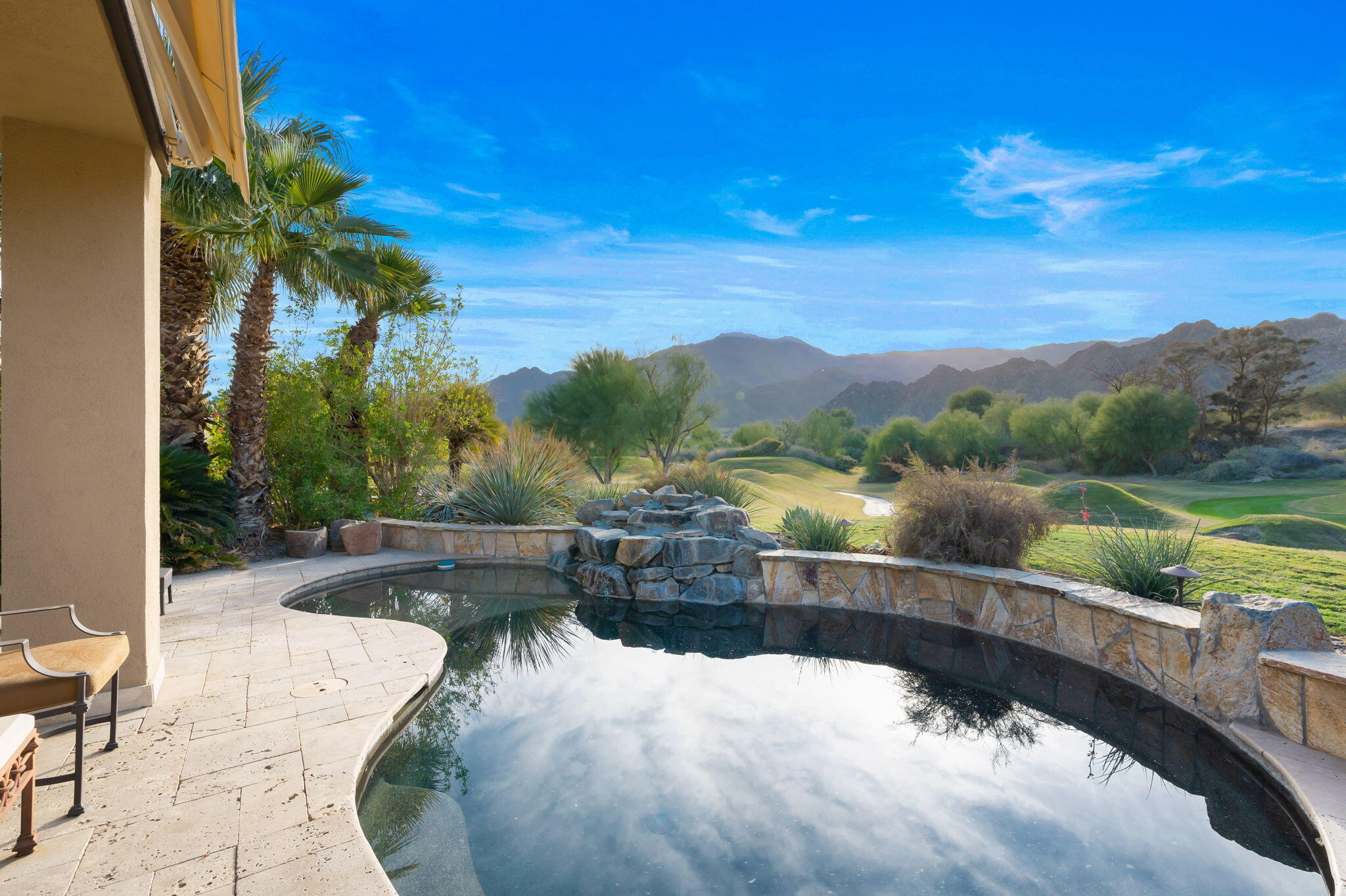 56685 Merion La Quinta, CA 92253 - Photo 79 of 82 a view of a swimming pool with a lake view