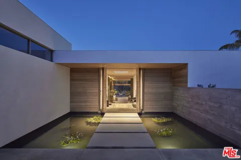 a front view of a house with a window