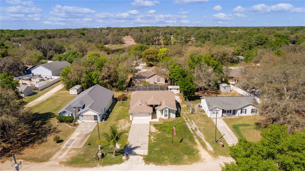 40045 Palm Street Lady Lake, FL 32159 - Photo 12 of 50 an aerial view of residential houses with outdoor space and trees