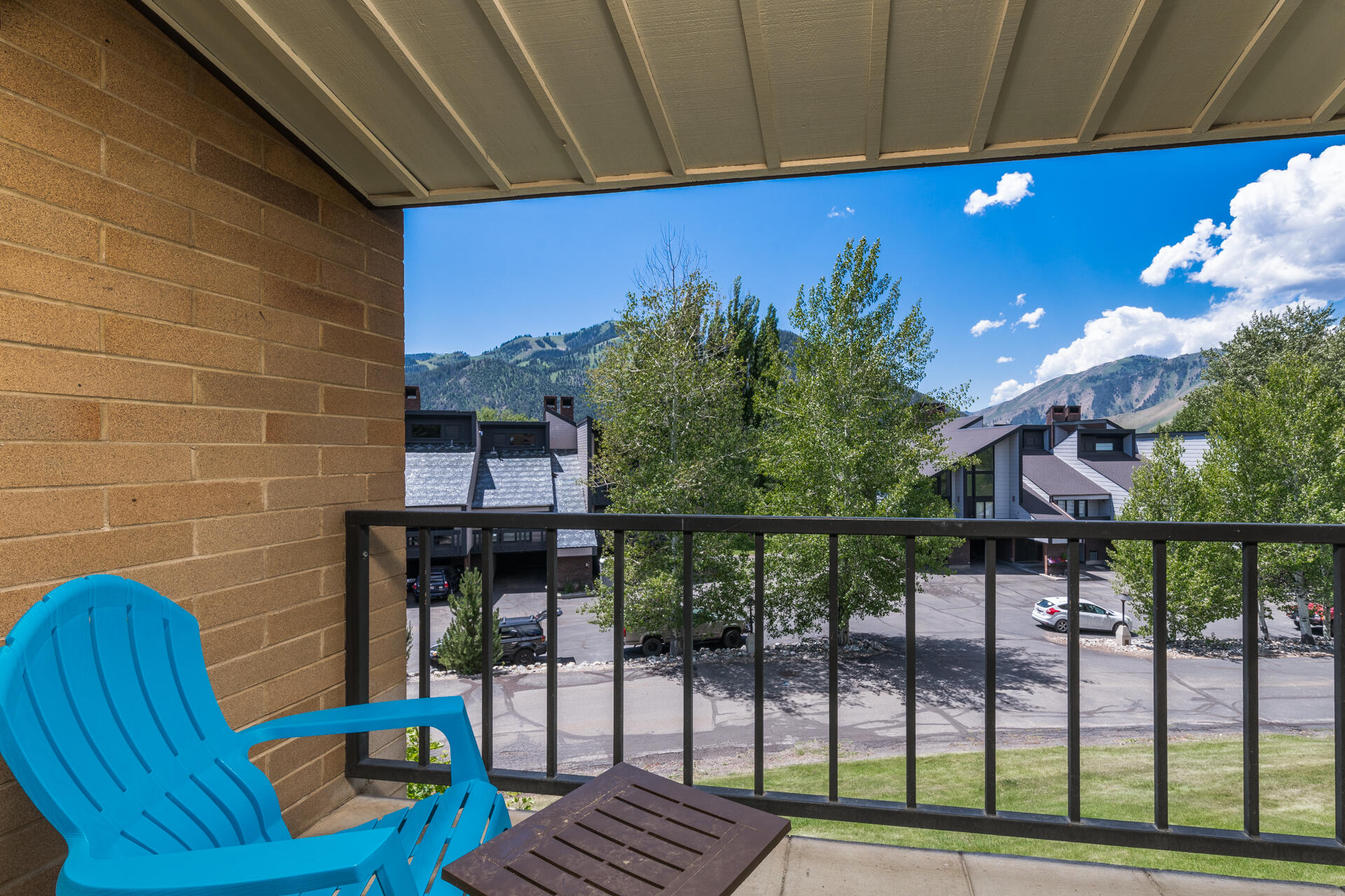 127 Saddle Road, Unit D7 Ketchum, ID 83340 - Photo 3 of 21 Balcony views of Baldy
