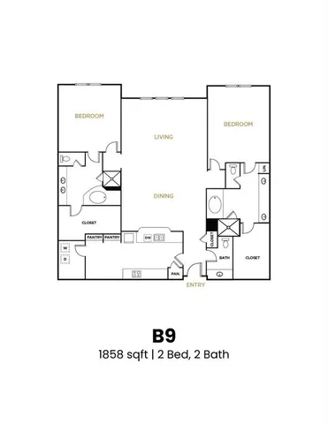 $4,800 | 4201 Lomo Alto Drive, Unit 214, Highland Park, TX 75219