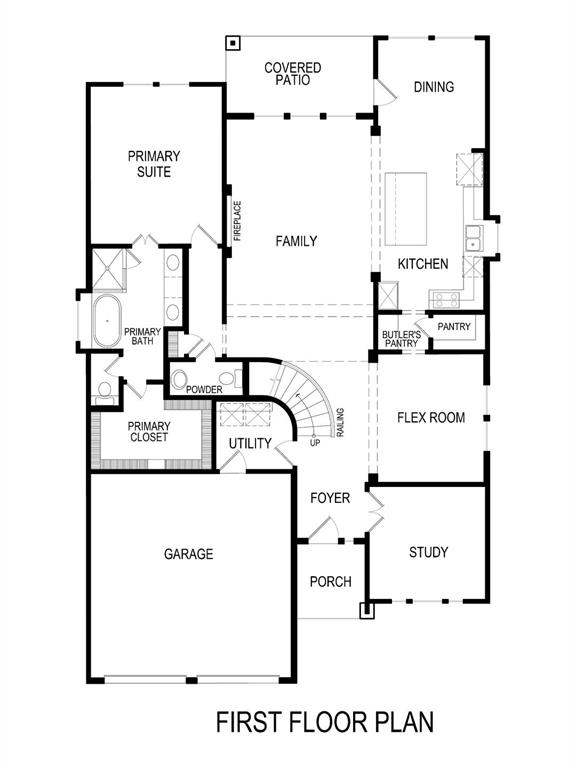 1940 Harmony Pne Way Mesquite, TX 75181 - Photo 29 of 30 First Floor Plan