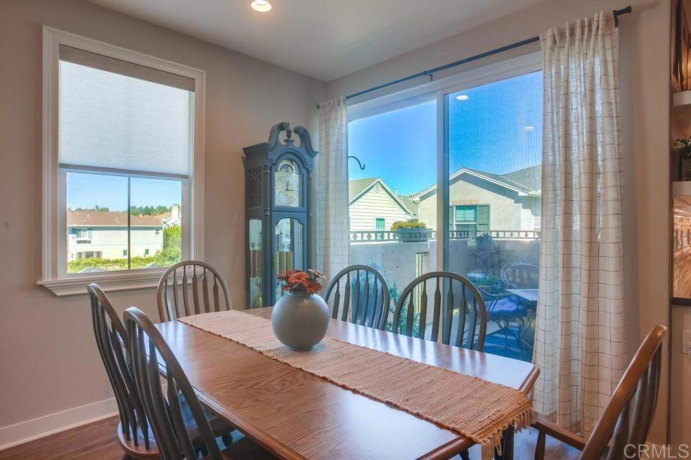 4326 Star Path Way, Unit 1 Oceanside, CA 92056 - Photo 18 of 72 a view of a dining room with furniture window and outside view
