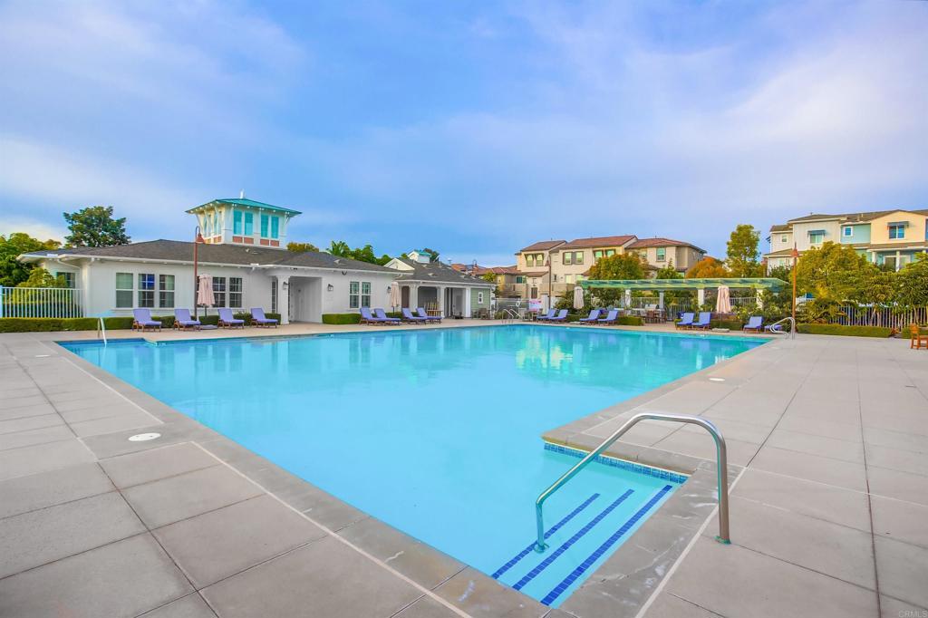 4326 Star Path Way, Unit 1 Oceanside, CA 92056 - Photo 60 of 72 a view of a swimming pool and a terrace