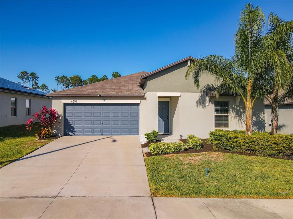 6597 Mineral Springs Road New Port Richey, FL 34653 - Photo 1 of 1 front view of a house with a yard