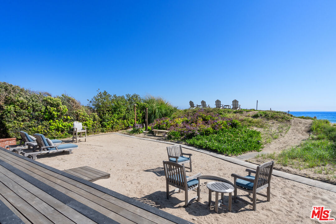 31202 Broad Beach Road Malibu, CA 90265 - Photo 9 of 38 a view of a terrace with sitting area