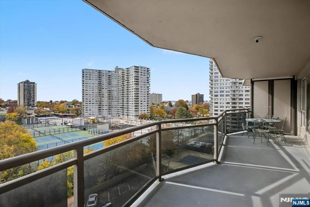 2077 Center Street, Unit 9B Fort Lee, NJ 07024 - Photo 14 of 17 a view of a balcony with city view