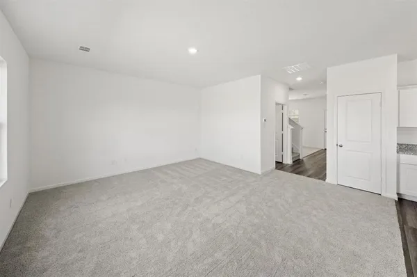 a view of empty room