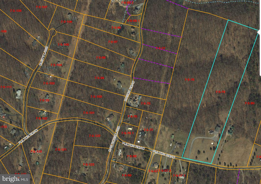1730 Fulton Road Hedgesville, WV 25427 - Photo 24 of 24 Parcel marked in blue