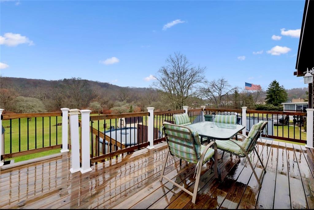 501 Highway 356 Apollo, PA 15613 - Photo 27 of 35 a view of a balcony with mountain view and wooden floor
