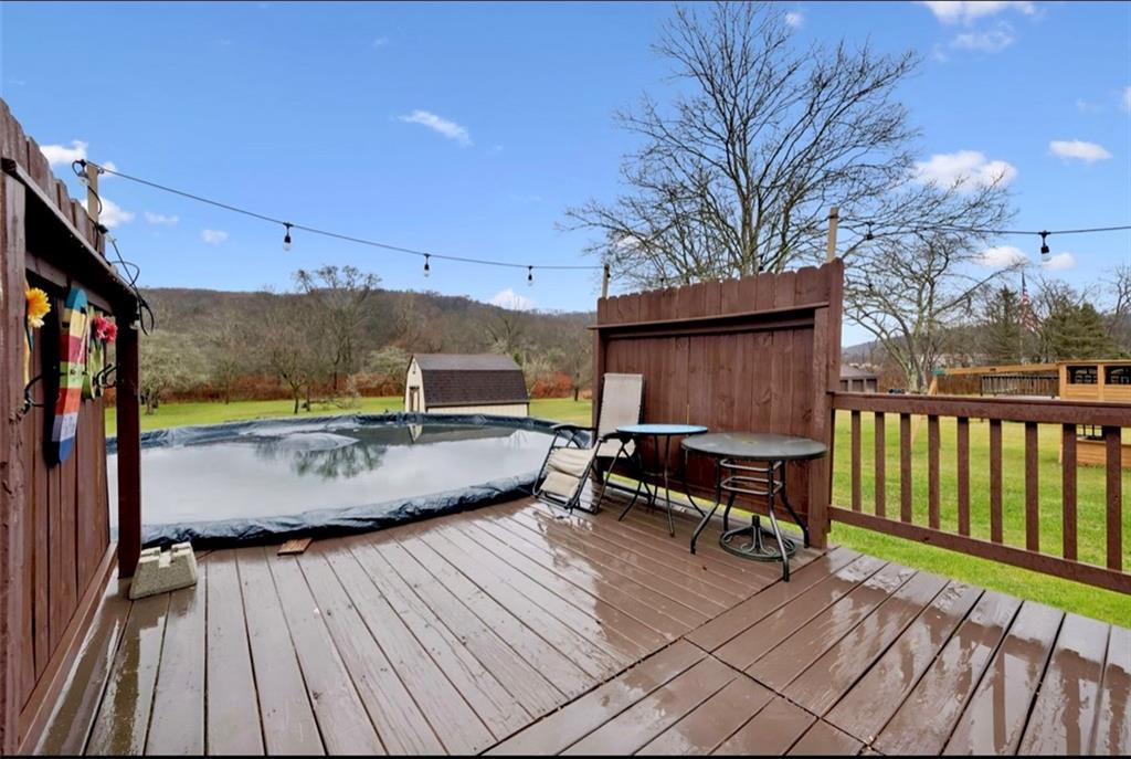 501 Highway 356 Apollo, PA 15613 - Photo 30 of 35 a view of balcony with wooden floor and outdoor seating