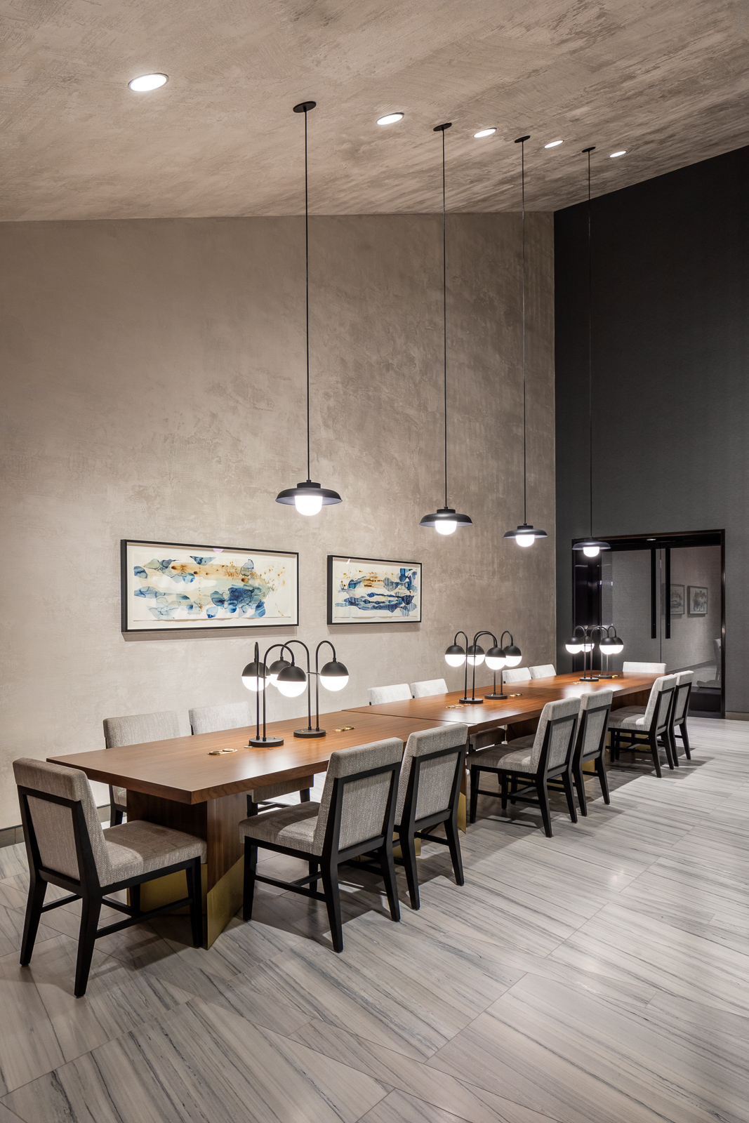 252 South Street, Unit 51D Manhattan, NY 10002 - Photo 12 of 37 a dinning table and chairs in a kitchen