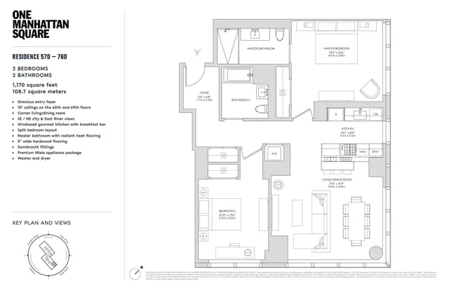 $2,650,000 | 252 South Street, Unit 51D | Two Bridges