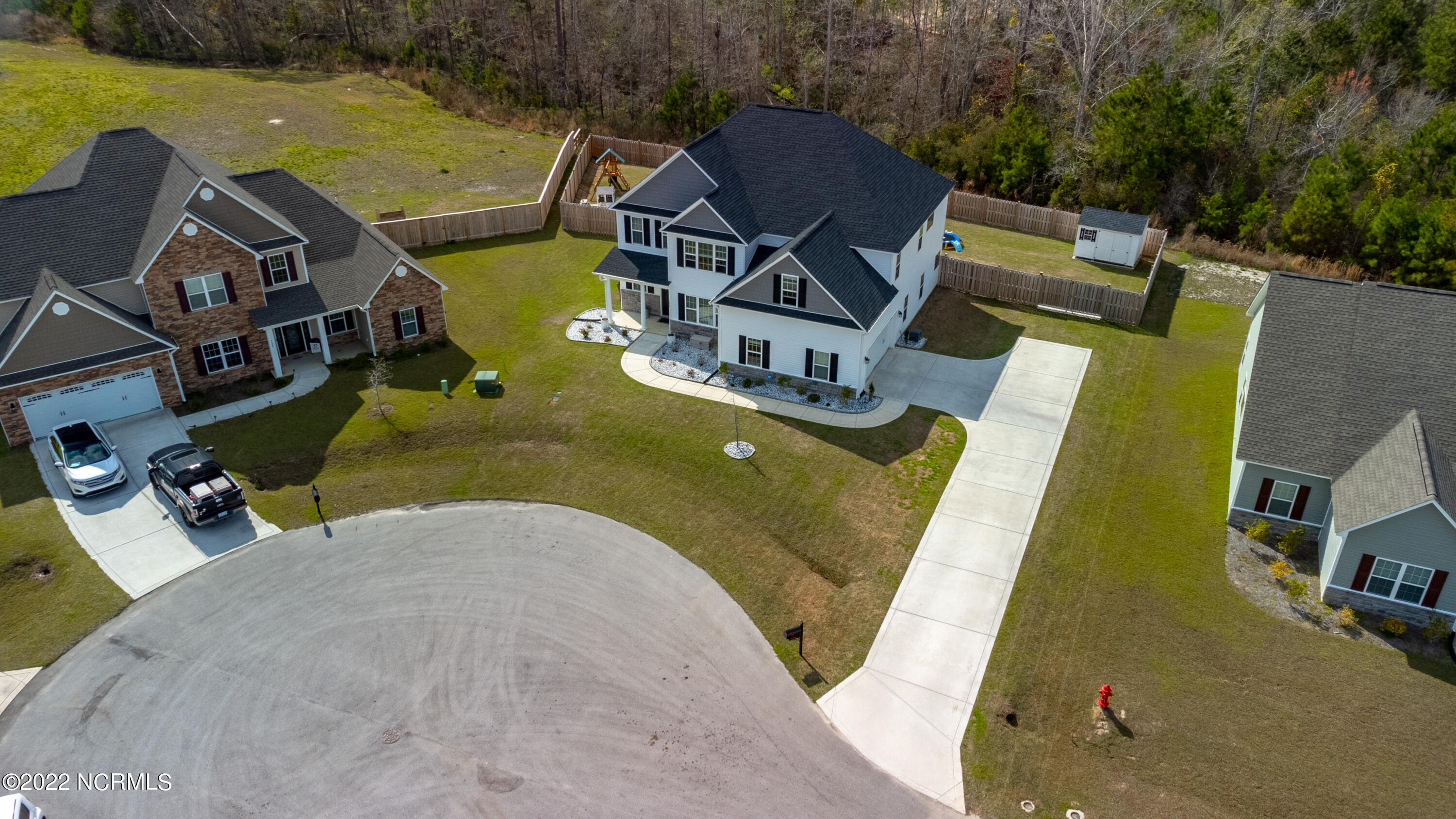 120 Colonial Post Road Jacksonville, NC 28546 - Photo 47 of 59 Exterior Drone