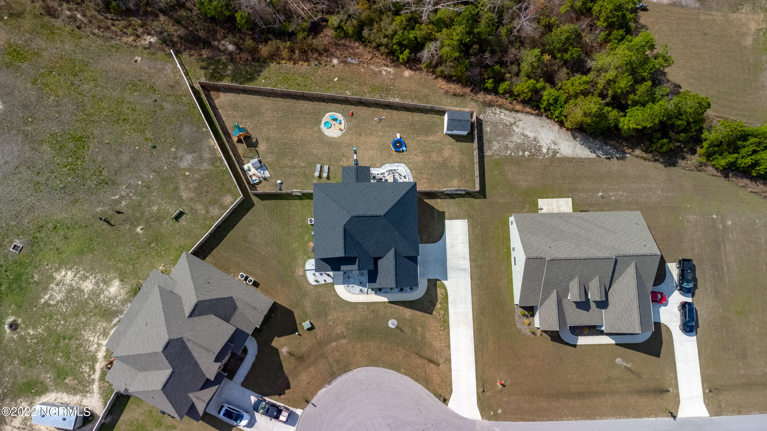 120 Colonial Post Road Jacksonville, NC 28546 - Photo 48 of 59 Exterior Drone