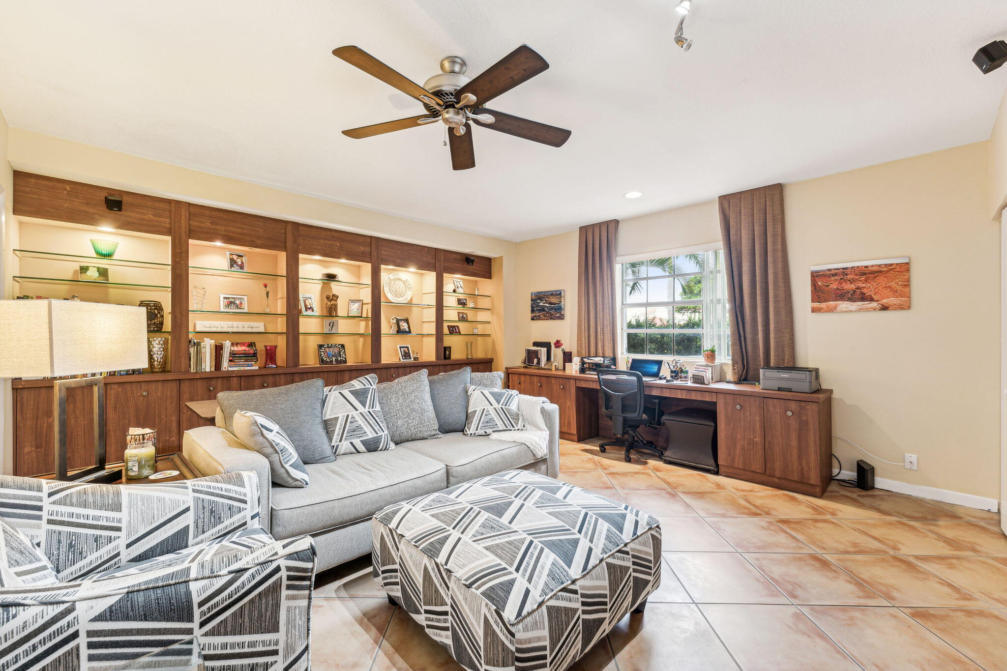 17094 Boca Club Boulevard, Unit 1 Boca Raton, FL 33487 - Photo 14 of 38 Garage/ Living Room