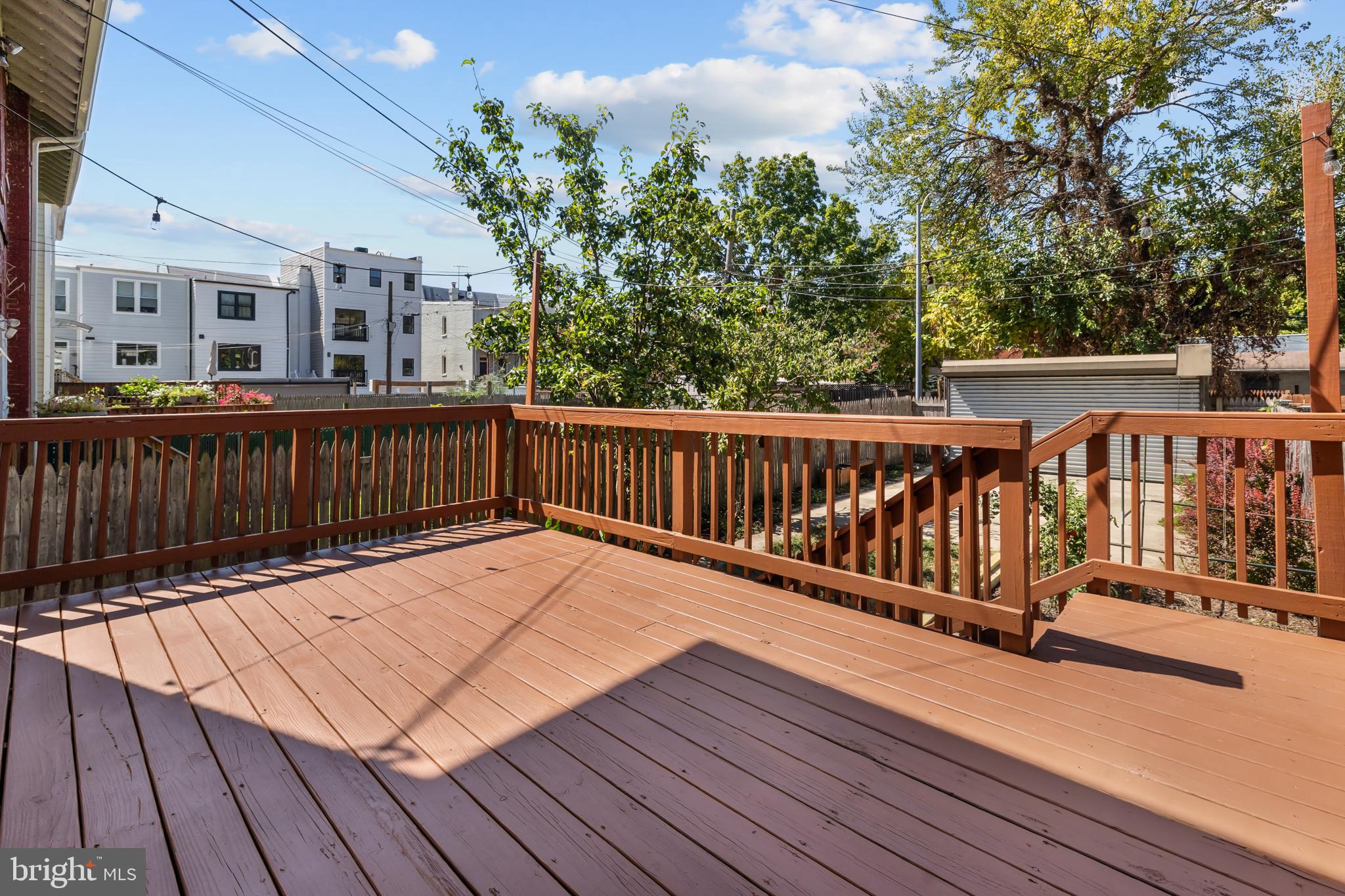 3916 5th Street Northwest Washington, DC 20011 - Photo 44 of 51 a view of wooden deck