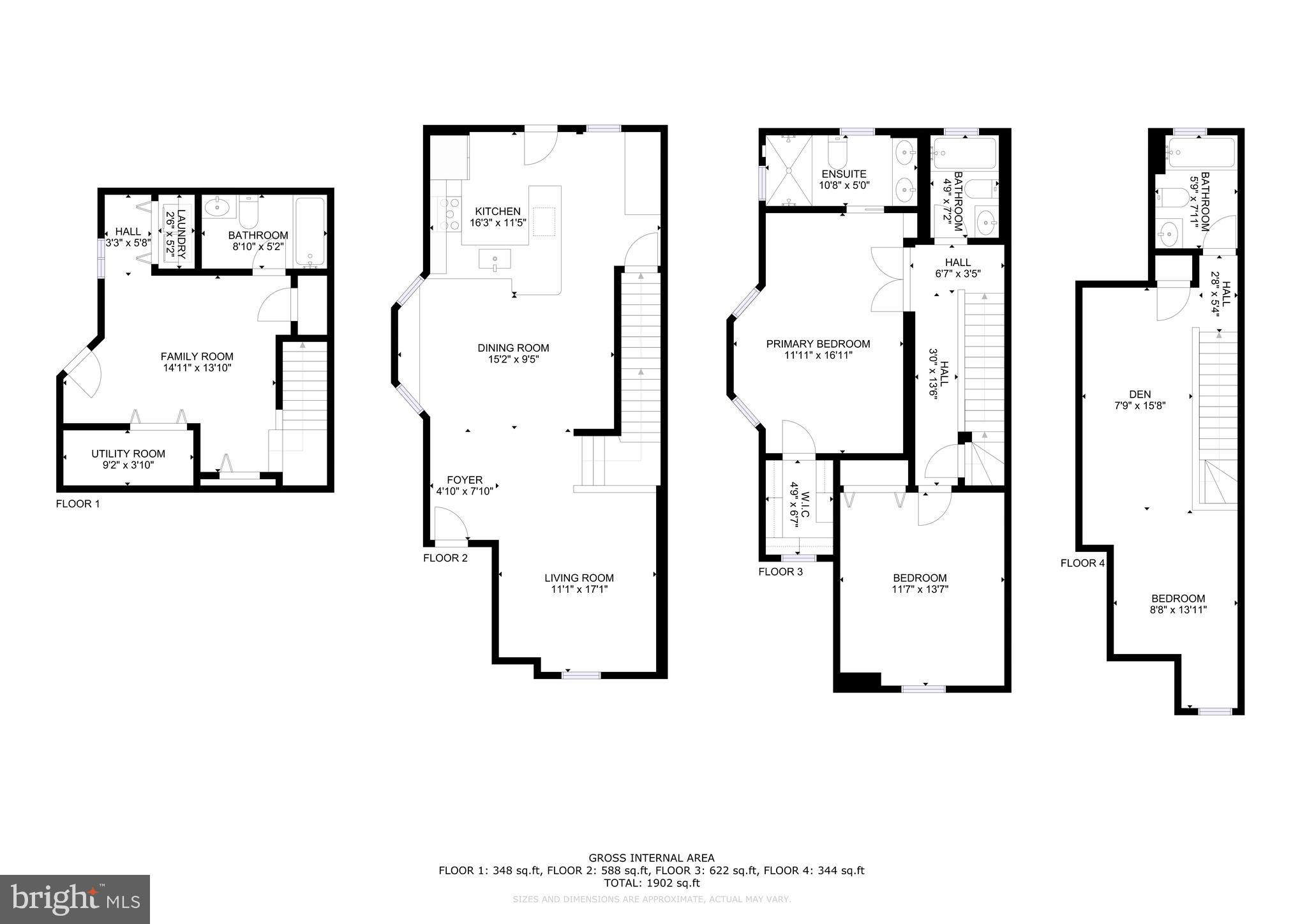 3916 5th Street Northwest Washington, DC 20011 - Photo 47 of 51 a picture of a floor plan