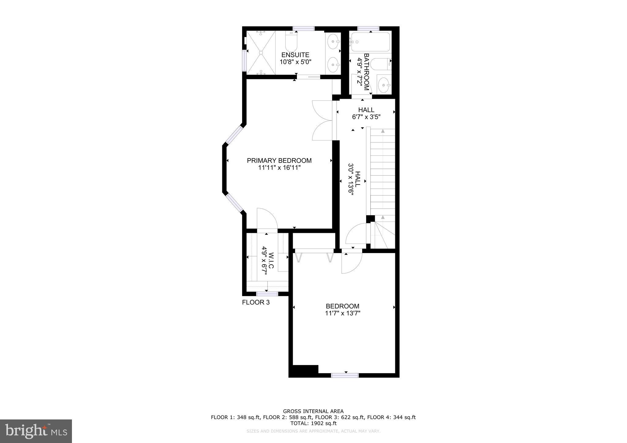 3916 5th Street Northwest Washington, DC 20011 - Photo 50 of 51 a picture of floor plan